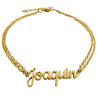 Pulsera con nombre de Joaquín en Acero Hipoalergénico 316l