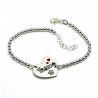 Pulsera San Valentín de Corazón con mensaje "Te amo" Plata de Ley 925