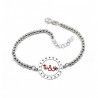 Pulsera San Valentín Disco con mensaje "Tú & Yo" en Plata de Ley 925