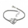 Pulsera San Valentín Corazón "You Are in my Heart" en Plata de Ley 925