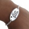 Pulsera San Valentín "Love you forever" en Plata de Ley 925mls