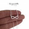 Gargantilla de Infinito en Plata de Ley 925mls