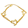 Pulsera de la Virgen del Rocío Dorada en Acero Hipoalergénico 316l