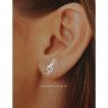 Pendientes de Clave de Sol en Plata de Ley 925mls