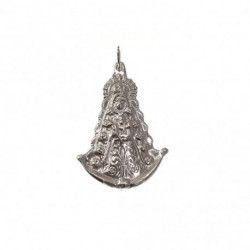Colgante de la Virgen del Rocío en Plata de Ley 925mls