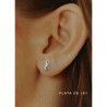 Pendientes de Infinito en Plata de Ley 925mls