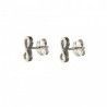 Pendientes de Infinito en Plata de Ley 925mls