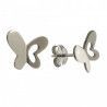 Pendientes de Mariposa Calada en Plata de Ley 925mls