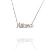 Collar con nombre de Aitana en Acero Hipoalergénico 316l