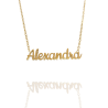 Collar con nombre de Alexandra en Acero Hipoalergénico 316l