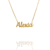 Collar con nombre de Alexia en Acero Hipoalergénico 316l