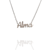 Collar con nombre de Alma en Acero Hipoalergénico 316l