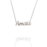 Collar con nombre de Amaia en Acero Hipoalergénico 316l