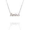 Collar con nombre de Amira en Acero Hipoalergénico 316l