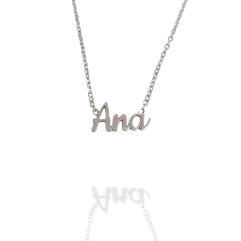 Collar con nombre de Ana en Acero Hipoalergénico 316l