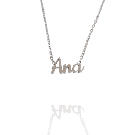 Collar con nombre de Ana en Acero Hipoalergénico 316l
