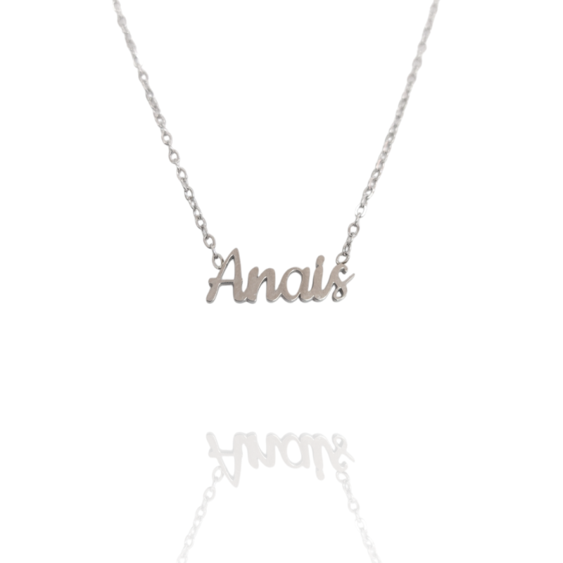 Collar con nombre de Anais en Acero Hipoalergénico 316l