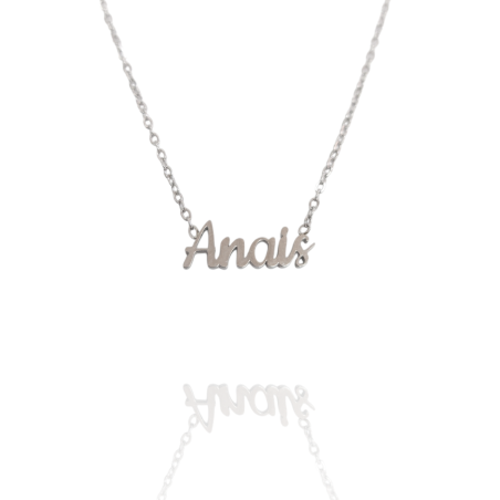 Collar con nombre de Anais en Acero Hipoalergénico 316l