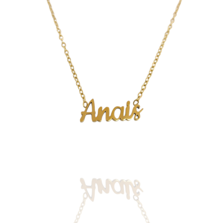 Collar con nombre de Anais en Acero Hipoalergénico 316l
