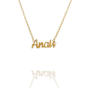 Collar con nombre de Anais en Acero Hipoalergénico 316l