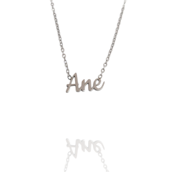 Collar con nombre de Ane en Acero Hipoalergénico 316l