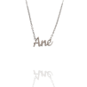 Collar con nombre de Ane en Acero Hipoalergénico 316l