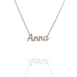Collar con nombre de Anna en Acero Hipoalergénico 316l