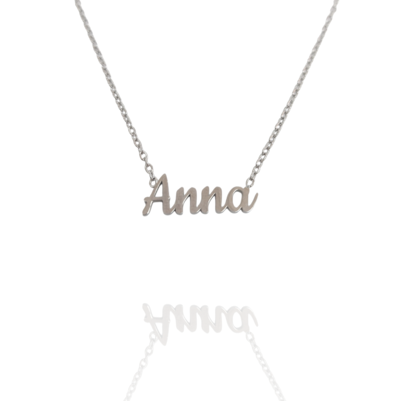Collar con nombre de Anna en Acero Hipoalergénico 316l