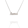 Collar con nombre de Anna en Acero Hipoalergénico 316l