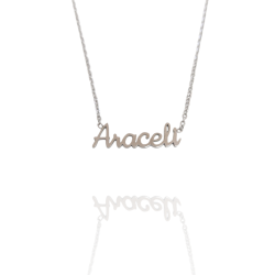 Collar con nombre de Araceli en Acero Hipoalergénico 316l