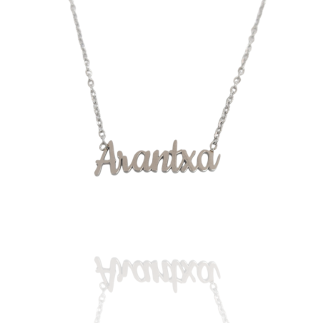 Collar con nombre de Arantxa en Acero Hipoalergénico 316l