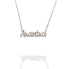 Collar con nombre de Arantxa en Acero Hipoalergénico 316l