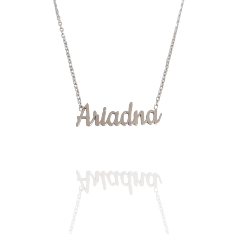 Collar con nombre de Ariadna en Acero Hipoalergénico 316l