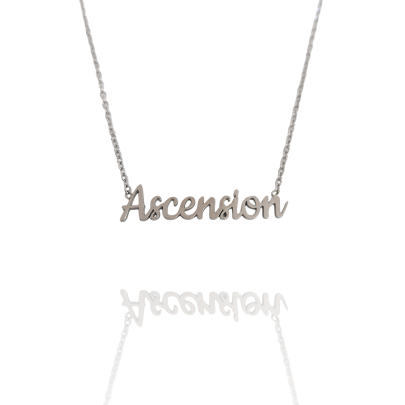Collar con nombre de Ascensión en Acero Hipoalergénico 316l