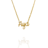 Collar con nombre de Aya en Acero Hipoalergénico 316l