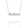 Collar con nombre de Azahara en Acero Hipoalergénico 316l