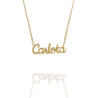 Collar con nombre de Carlota en Acero Hipoalergénico 316l
