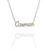 Collar con nombre de Carmen en Acero Hipoalergénico 316l