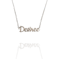 Collar con nombre de Desirée en Acero Hipoalergénico 316l