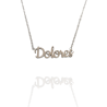 Collar con nombre de Dolores en Acero Hipoalergénico 316l