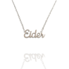 Collar con nombre de Eider en Acero Hipoalergénico 316l