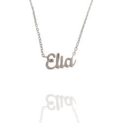 Collar con nombre de Elia en Acero Hipoalergénico 316l