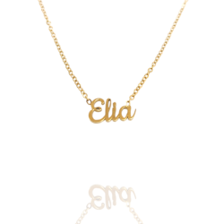 Collar con nombre de Elia en Acero Hipoalergénico 316l