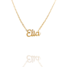 Collar con nombre de Elia en Acero Hipoalergénico 316l
