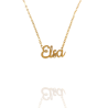 Collar con nombre de Elsa en Acero Hipoalergénico 316l