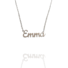 Collar con nombre de Emma en Acero Hipoalergénico 316l