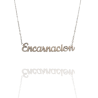Collar con nombre de Encarnación en Acero Hipoalergénico 316l