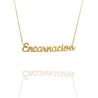 Collar con nombre de Encarnación en Acero Hipoalergénico 316l