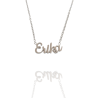 Collar con nombre de Erika en Acero Hipoalergénico 316l