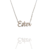 Collar con nombre de Ester en Acero Hipoalergénico 316l